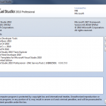 VS 2010 about box after installing SP1... WOW... Licensed to is shown correctly!