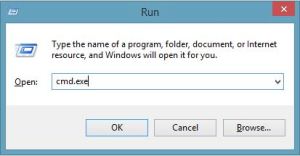 Run cmd in Windows 8.1