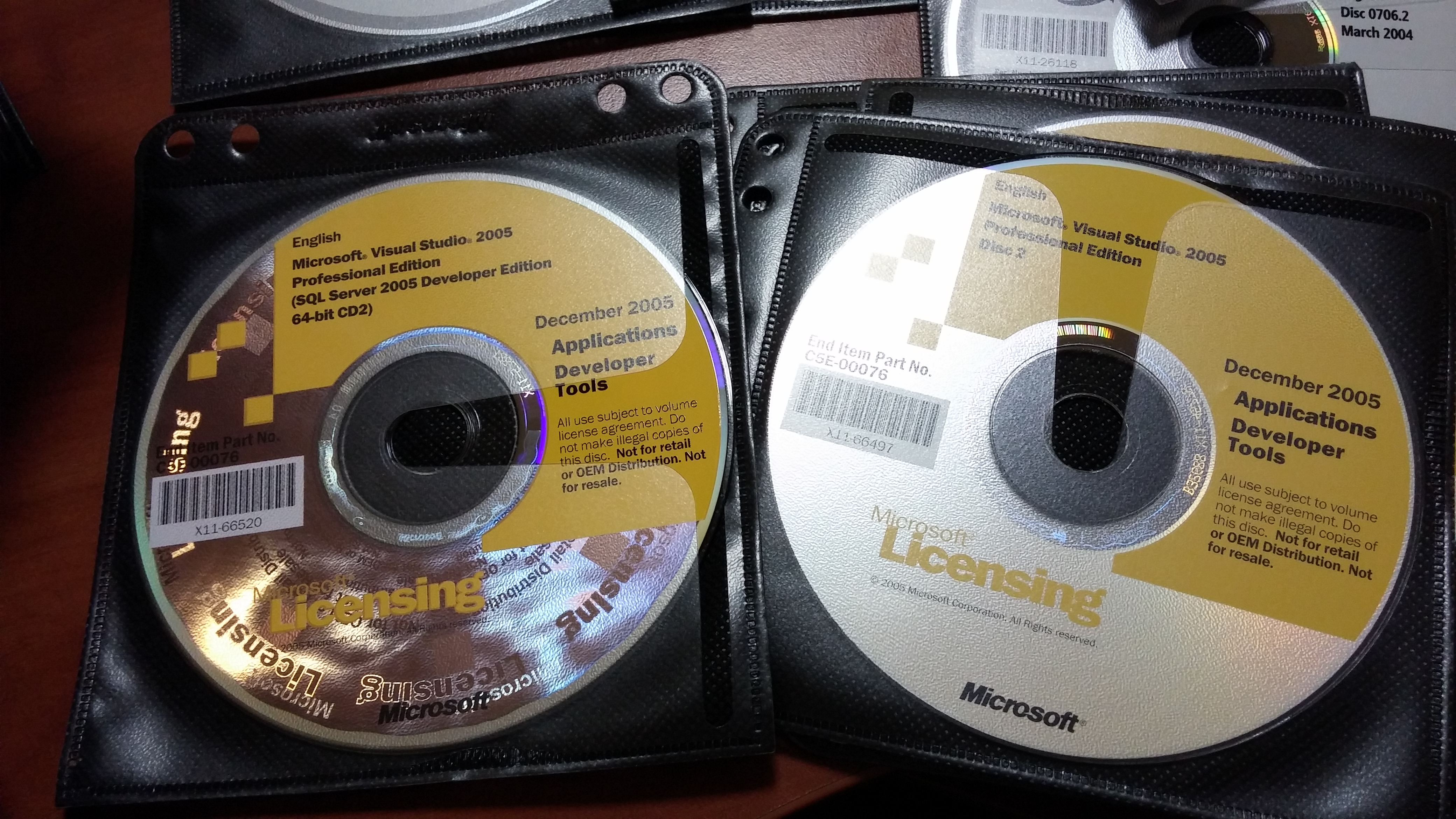 "Old style" MSDN disks